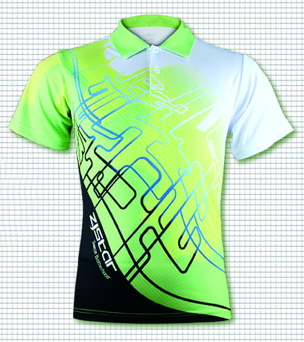中极星女款运动T恤（果绿）ZJ6389--S-L-XL