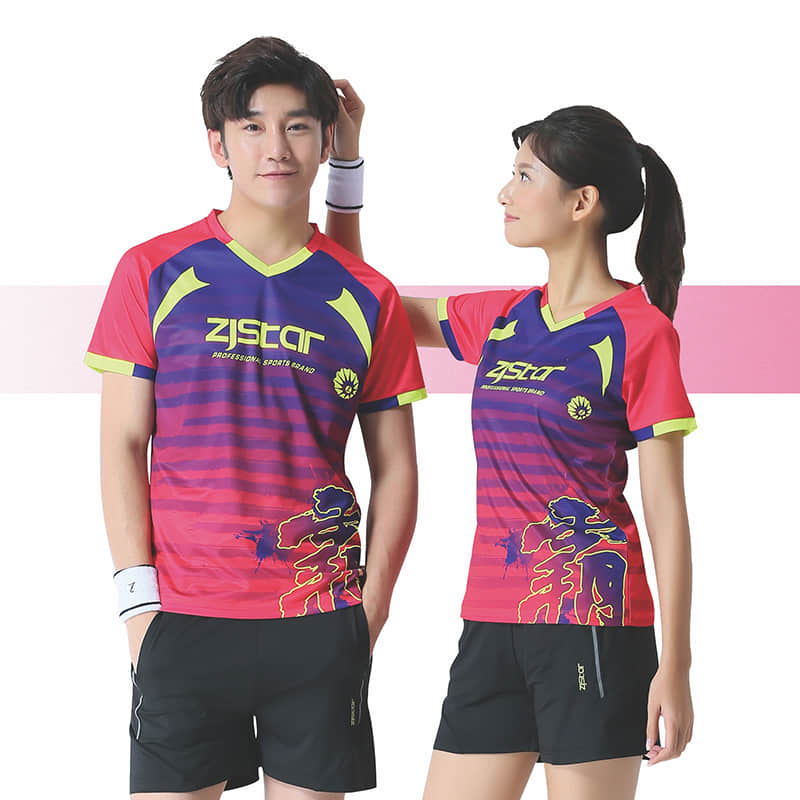 中极星运动T恤男款T恤ZJ8395（紫色）-M-3XL-4XL