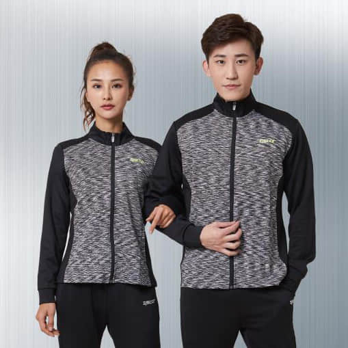 中极星拉链运动外套（女款）ZJ8372（黑色）-M-L-XL-2XL-3XL
